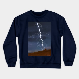 Struck by Lightning Crewneck Sweatshirt